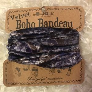 Never worn velvet boho bandeau